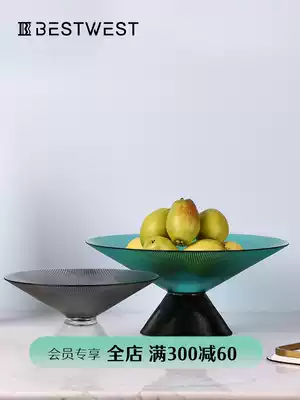 Creative fruit plate ornaments Nordic living room coffee table Net red candy basin American household personality snack plate light luxury style