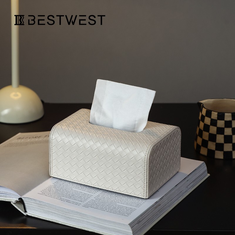 Cortical Household Tissue Box Box Superior Sensory Bedroom Dining Towels Living Room Containing Leather Light Lavish Hem Paper Cramps Paper-Taobao