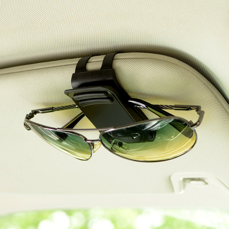 Car Spectacle Clip Vehicular Spectacle Frame Eye Case Car Multifunction Visor Bill Business Card Card Holder of the car