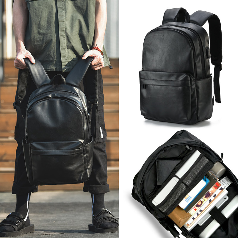 Men's shoulder bag large-capacity business computer bag college student bookbag leisure travel bag