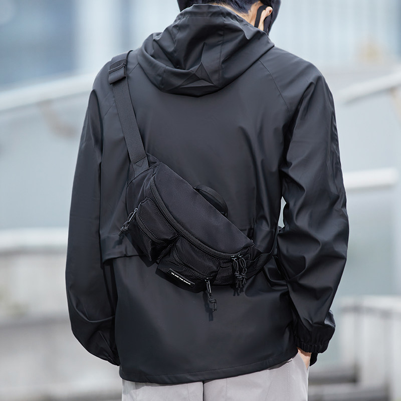 Slanted Satchel men's bag Single shoulder bag Japanese Chest Wrap s Chauded Shoulder Bag Sports Purse Casual Street Packet