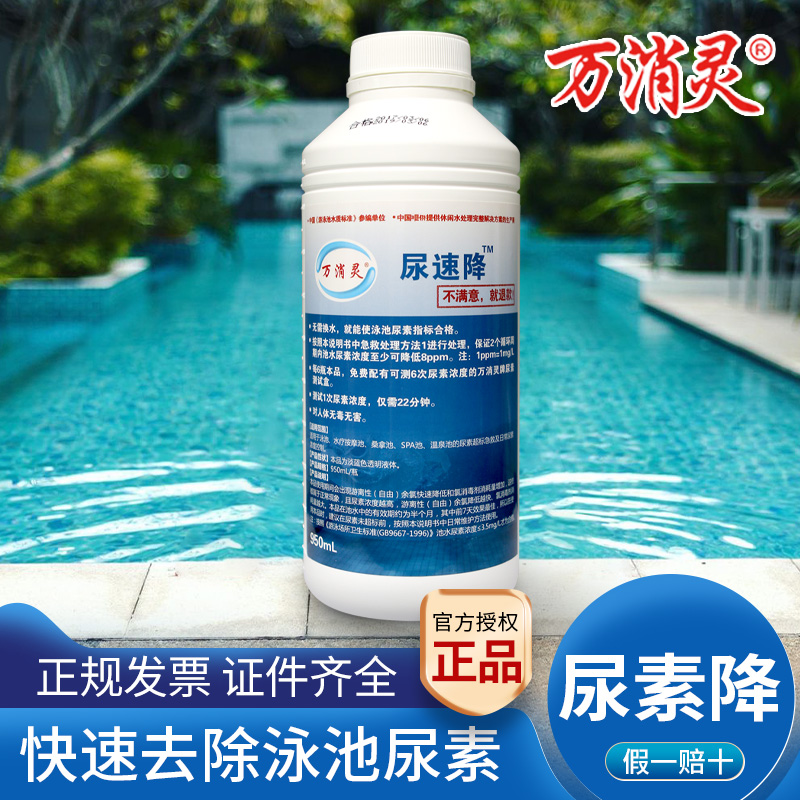 Panthenol urea drop pool urea degradation prevention urea excess removal bloody urea test agent test strip