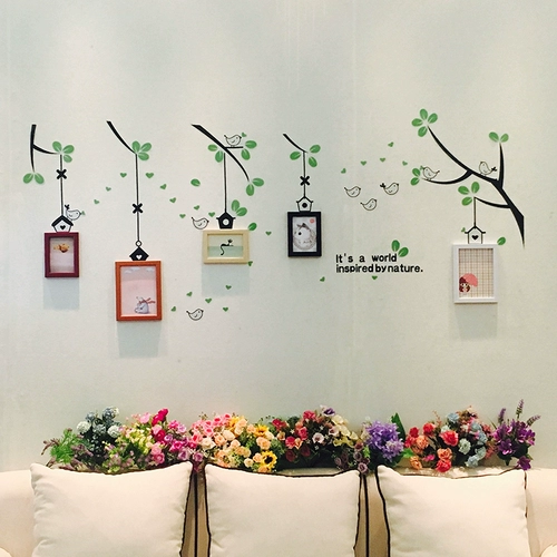 Самоклеющаяся трехмерная наклейка на стену для гостиной для кровати, обои, наклейки, декор, 3D