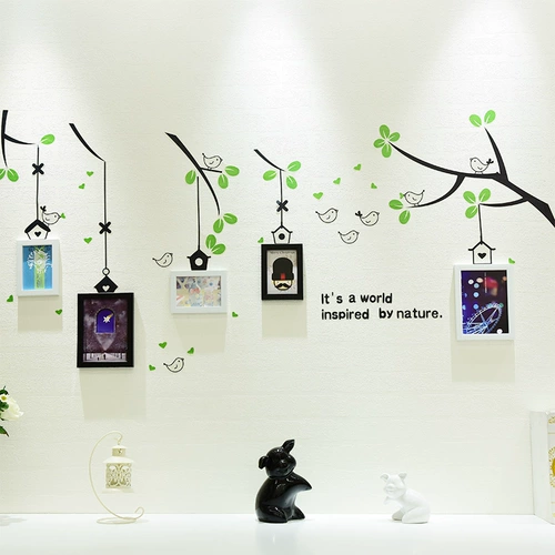 Самоклеющаяся трехмерная наклейка на стену для гостиной для кровати, обои, наклейки, декор, 3D