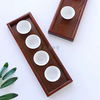Ferris Lane Tấm gỗ hình chữ nhật đơn giản Tấm gỗ thanh mảnh 30 * 10CM Khay gỗ Sushi Bộ đồ ăn bằng gỗ đĩa gỗ phong thủy
