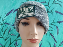 2 blue Dallas Mavericks (grey label folding wool warm knitted hat A117-36