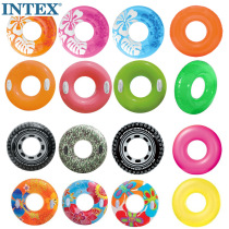 INTEX lifebuoy inflatable swimming circle adult thickened adult adult enlarged large professional men and women