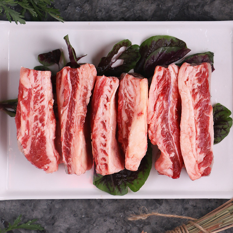 Mad chef Australia imported beef ribs 300g fresh frozen snowflake beef brisket strips whole beef ribs