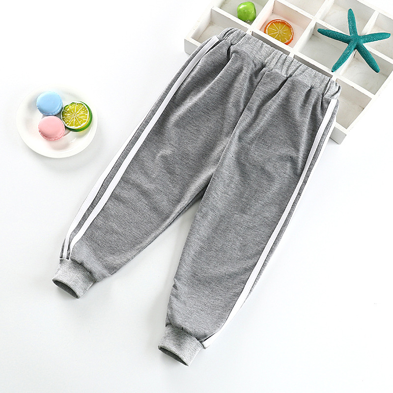 Thu childrens quần bé trai quần nam và nữ sweatpants 19 quần âu mùa xuân và mùa thu quần hợp thời trang mới cho trẻ nhỏ.