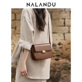 纳兰杜 Сумка через плечо, небольшая сумка, сумка на одно плечо, изысканный стиль, из натуральной кожи