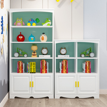 Childrens bookcase with door bookcase portfolio storage lattice containing living room minimalist shelf Easy student bookshelves on floor