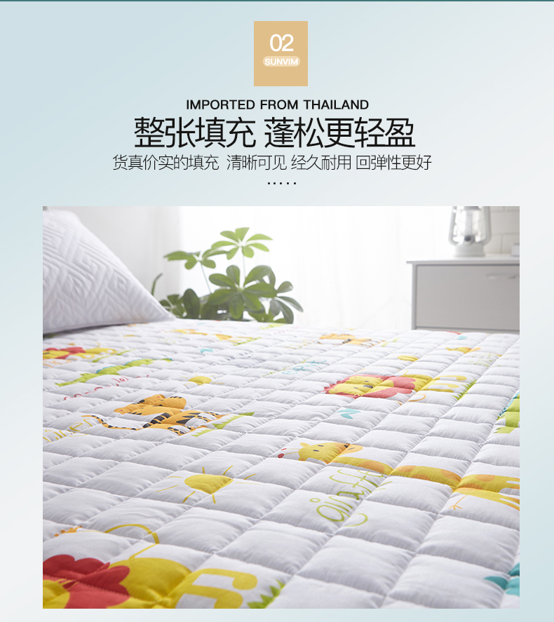 Nệm Nam Cực nệm giường nệm đệm bảo vệ đệm pad là đôi hộ gia đình trượt hè - Nệm nệm cao su giá rẻ
