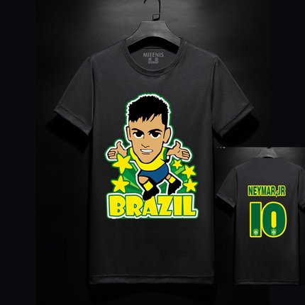 2018俄罗斯世界杯巴西国家队内马尔10号球衣