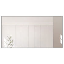 Wufuxing aluminum alloy bathroom mirror wall-mounted bathroom mirror simple modern wall-mounted mirror washbasin bathroom mirror