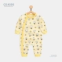 Quần áo cotton nam mùa xuân và mùa thu mẫu quần áo bò quần áo sơ sinh dài tay jumpsuit bé ra khỏi quần áo phụ nữ quần áo trẻ em