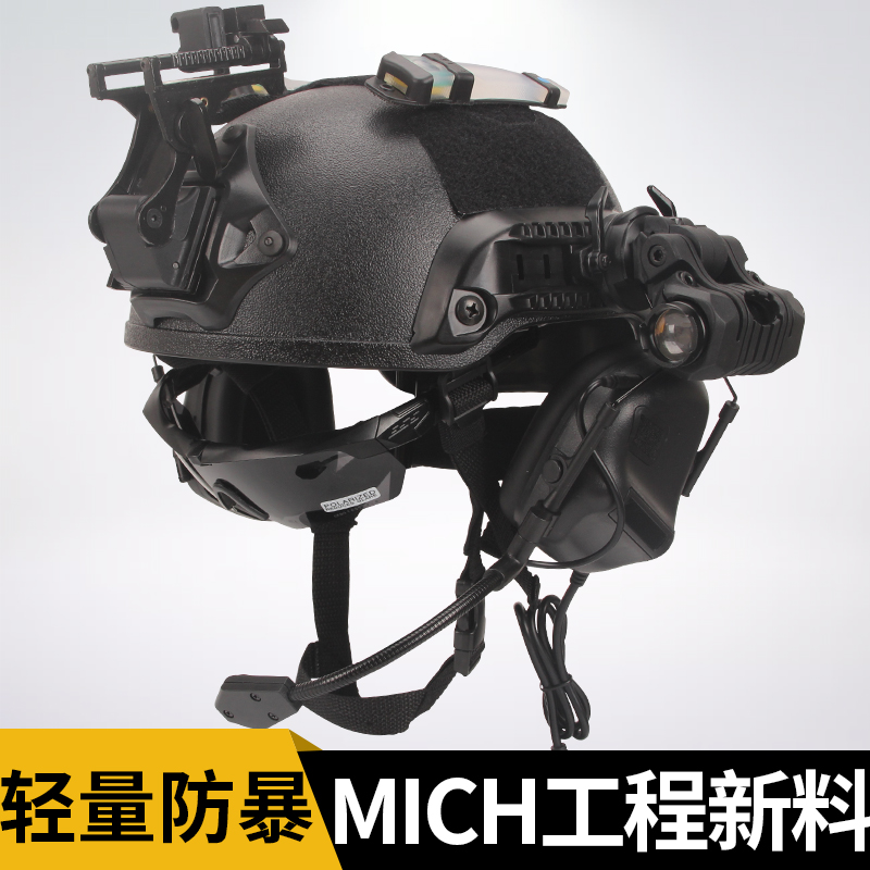 Special Soldier Tactical Safety Helmet Newsletter Headphones Suit Army Fans CS Field Riding Patrol Duty Riot Safety Half Armor