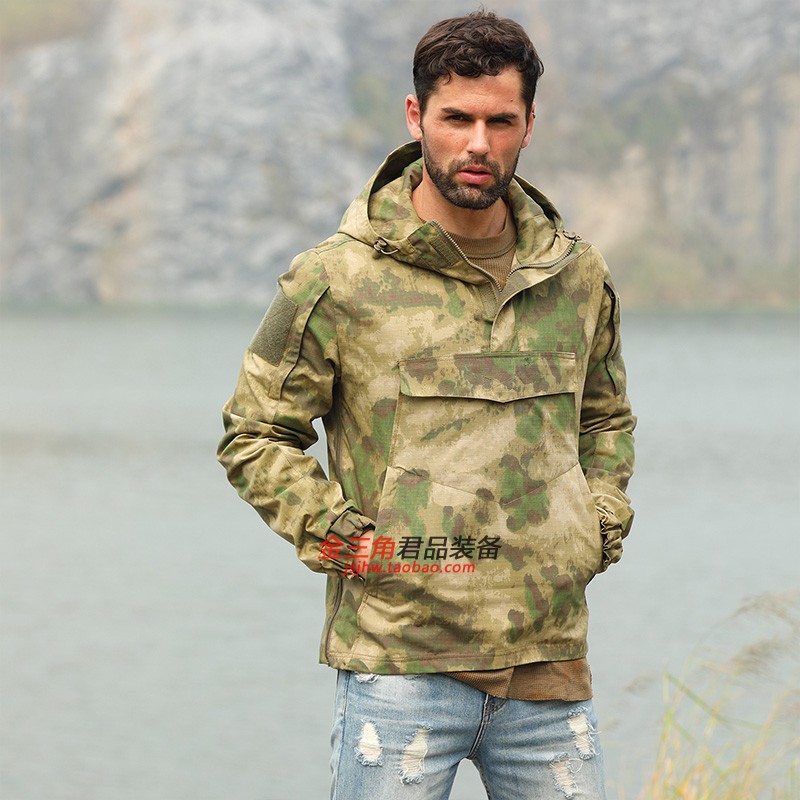 Chief GORKA hood clothes camouflage jacket Army camouflage Tactical multi-pocket wind clothes CS anti-scraping and abrasion-proof camouflage combat clothes