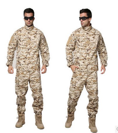 Students trained the Sun desert desert AOR1 camouflage suit fans outdoor CS field chicken costume