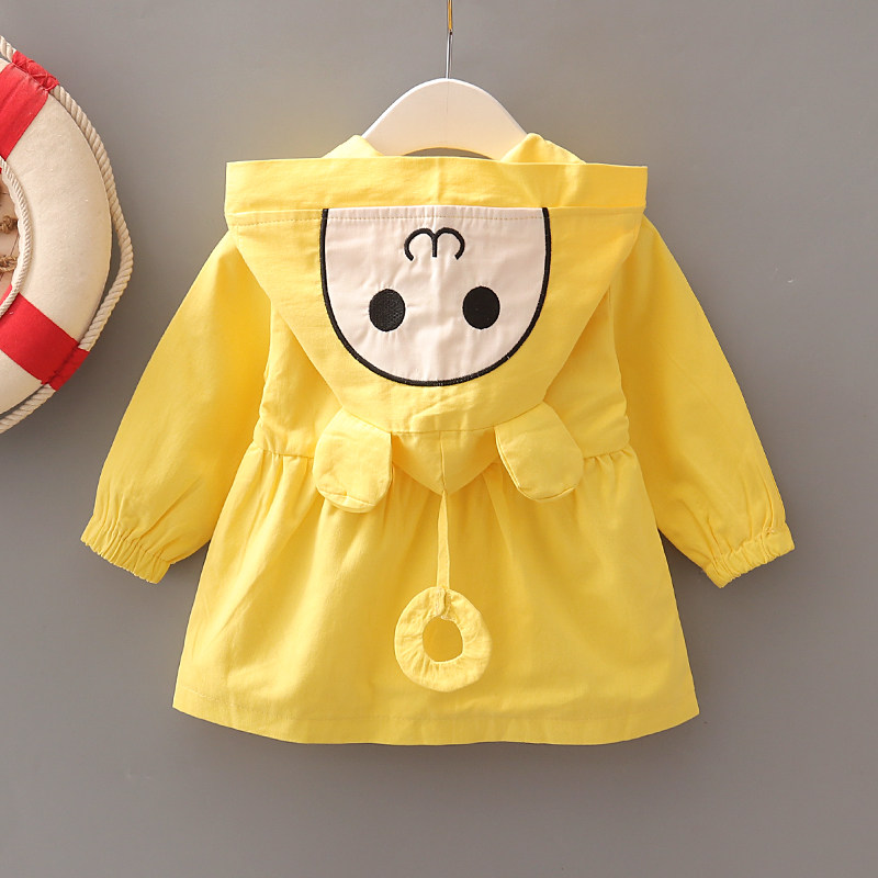 8-12 months 0-1-2 years old baby dress coat spring and autumn dress new baby children out of Yang Pi Han version