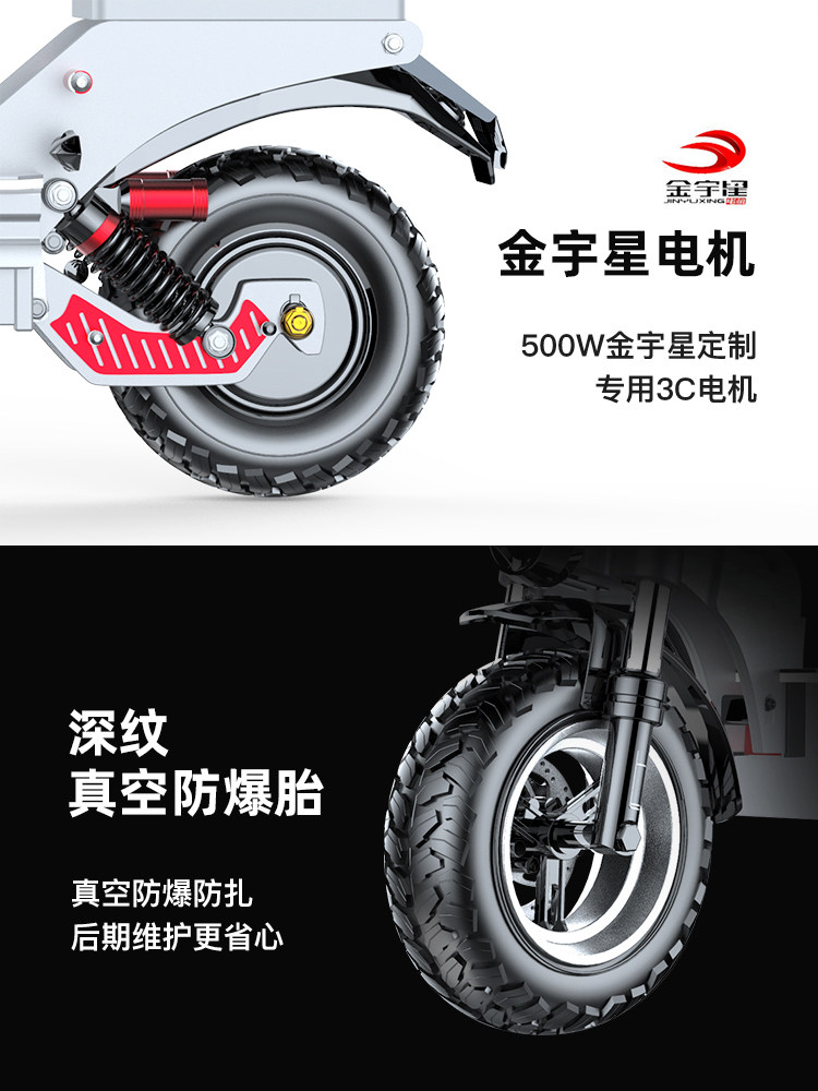 Xilop 160Km Range Electric Scooter High-Speed Folding Mobility Scooter Small Electric Vehicle Ride-Sharing Vehicle