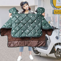 Electric motorcycle windshield is thickened in winter and thickened waterproof winter warm and cold-proof tram battery car windshield