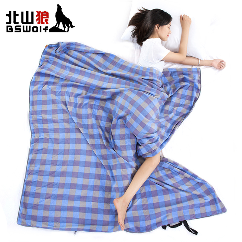 Catching the jacket sleeping bag adult travel outdoorcamping autumn and winter warm blanket Four Seasons General Mobile Single Portable