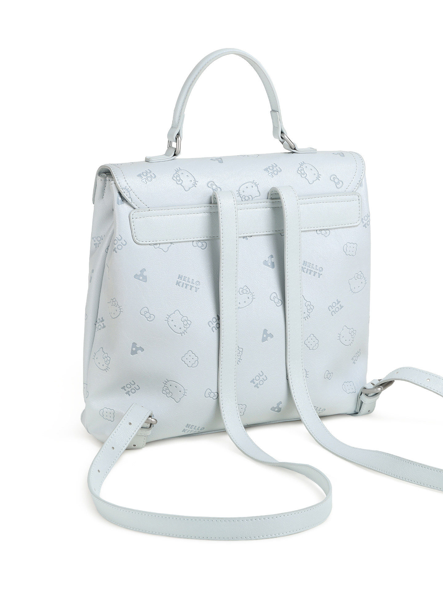 TOUTOU Soft Chocolate Brown Snap Backpack