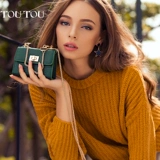 Маленькая брендовая небольшая сумка, универсальная цепь, сумка на одно плечо, сумка через плечо, в западном стиле