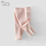 Леггинсы, бархатные детские удерживающие тепло демисезонные осенние штаны