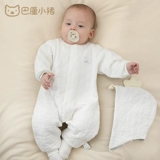 Детское зимнее утепленное боди для новорожденных с капюшоном, детская куртка, пуховик