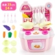 Bộ đồ chơi nhà bếp cho trẻ em chơi nhà cô gái 1-2-3-5 tuổi nấu cơm nấu mini mô phỏng đồ dùng nhà bếp đồ chơi nấu ăn