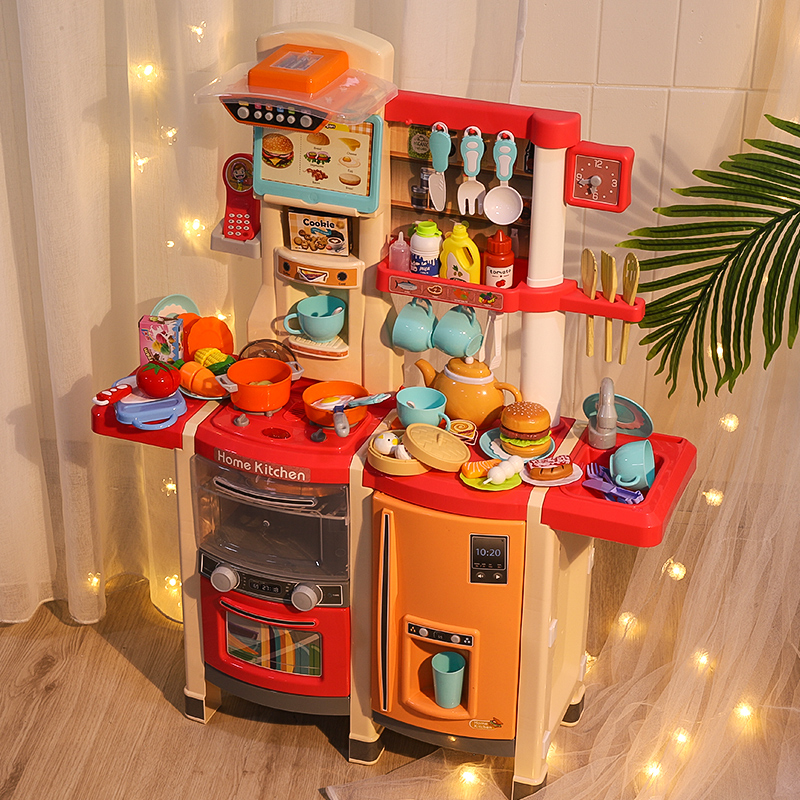 Children's kitchen toys Xiaoling 6 years old girls birthday gifts 7 cooking cooking girls girls 3 a 9 baby