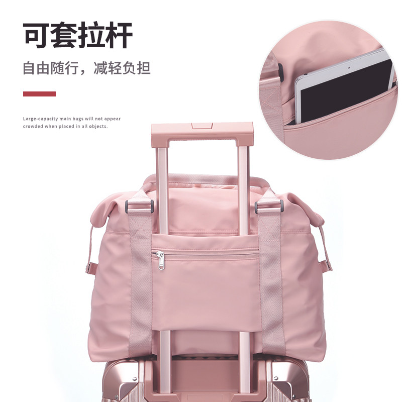 Travel bag women short-distance boarding suitcase for light and convenient mass fitness hands outgoing tourist reception bag