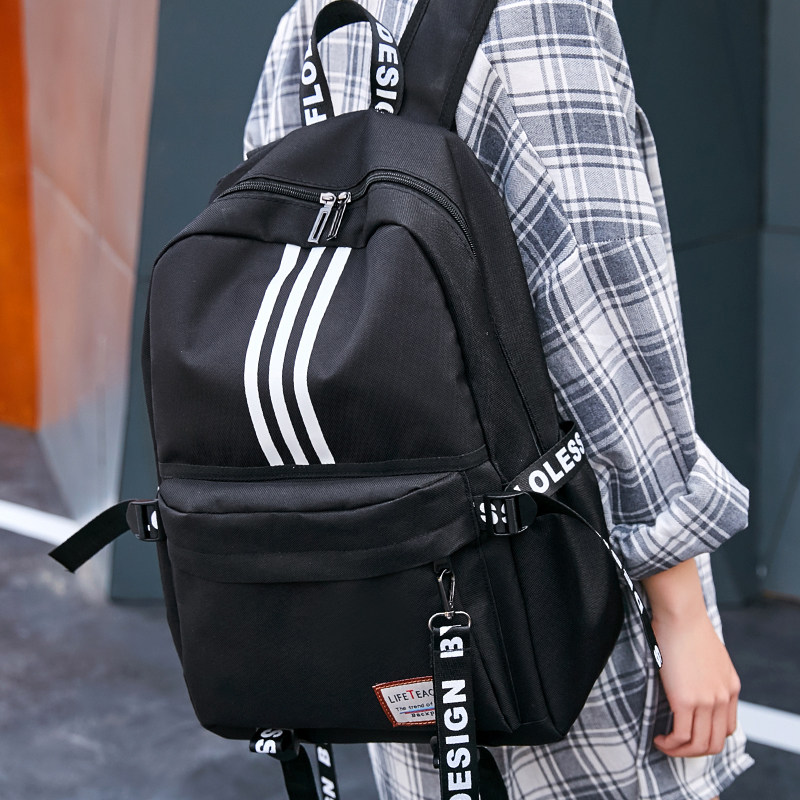 School Bag High School Students Male Korean Version Original Juku Ulzzang Junior High School High School Fashion Double Shoulder Women Ins Tide Juvenile