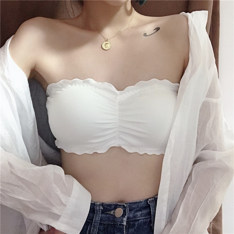 Without Shoulder Strap Wrap Breast pregnant women's underwear pregnant with no steel ring bra Meback bra Summer lined with shoulder-to-breasted underwear-Taobao