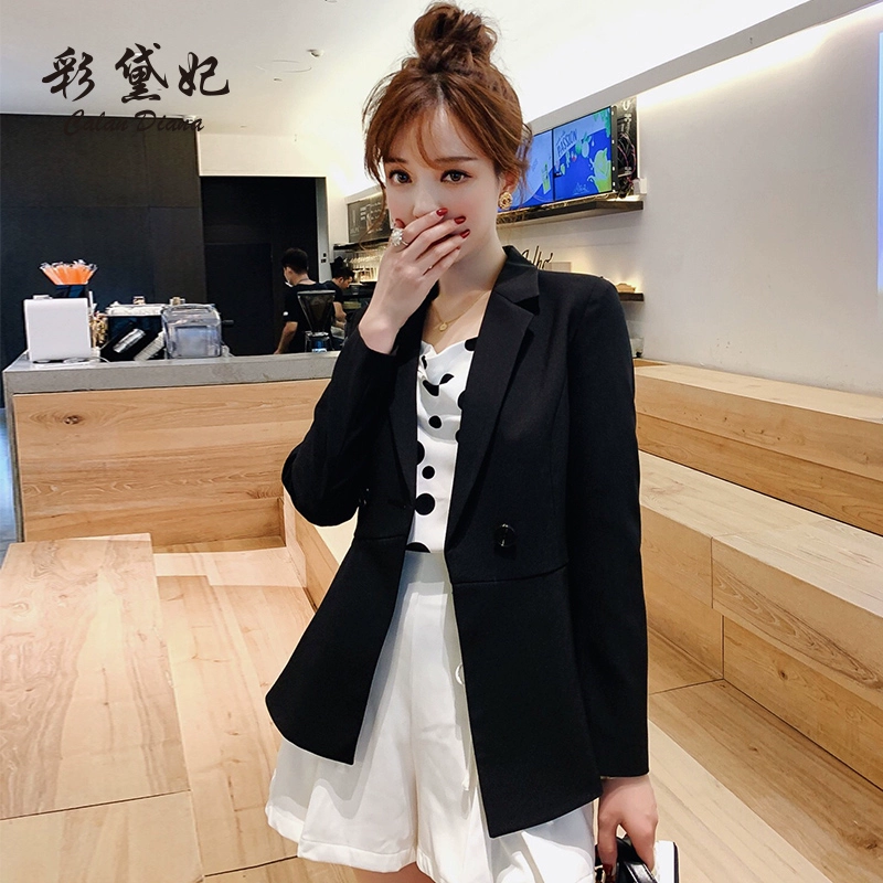 Màu áo Dai Fei 2020 xuân hè mới cho bộ đồ body nữ công sở của Hàn Quốc. - Business Suit