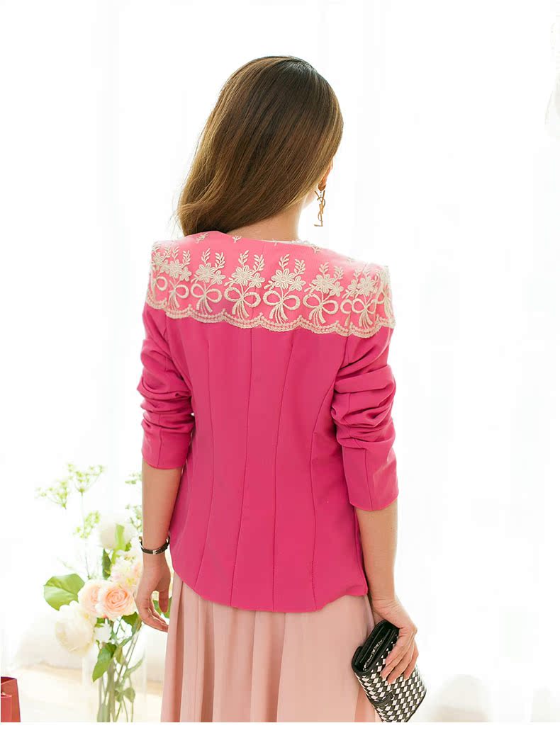 Áo khoác vest nữ mùa xuân và mùa hè QCT nữ phiên bản Hàn Quốc của bộ đồ nữ cỡ lớn tự trồng phù hợp với áo dài tay nữ áo nữ đẹp