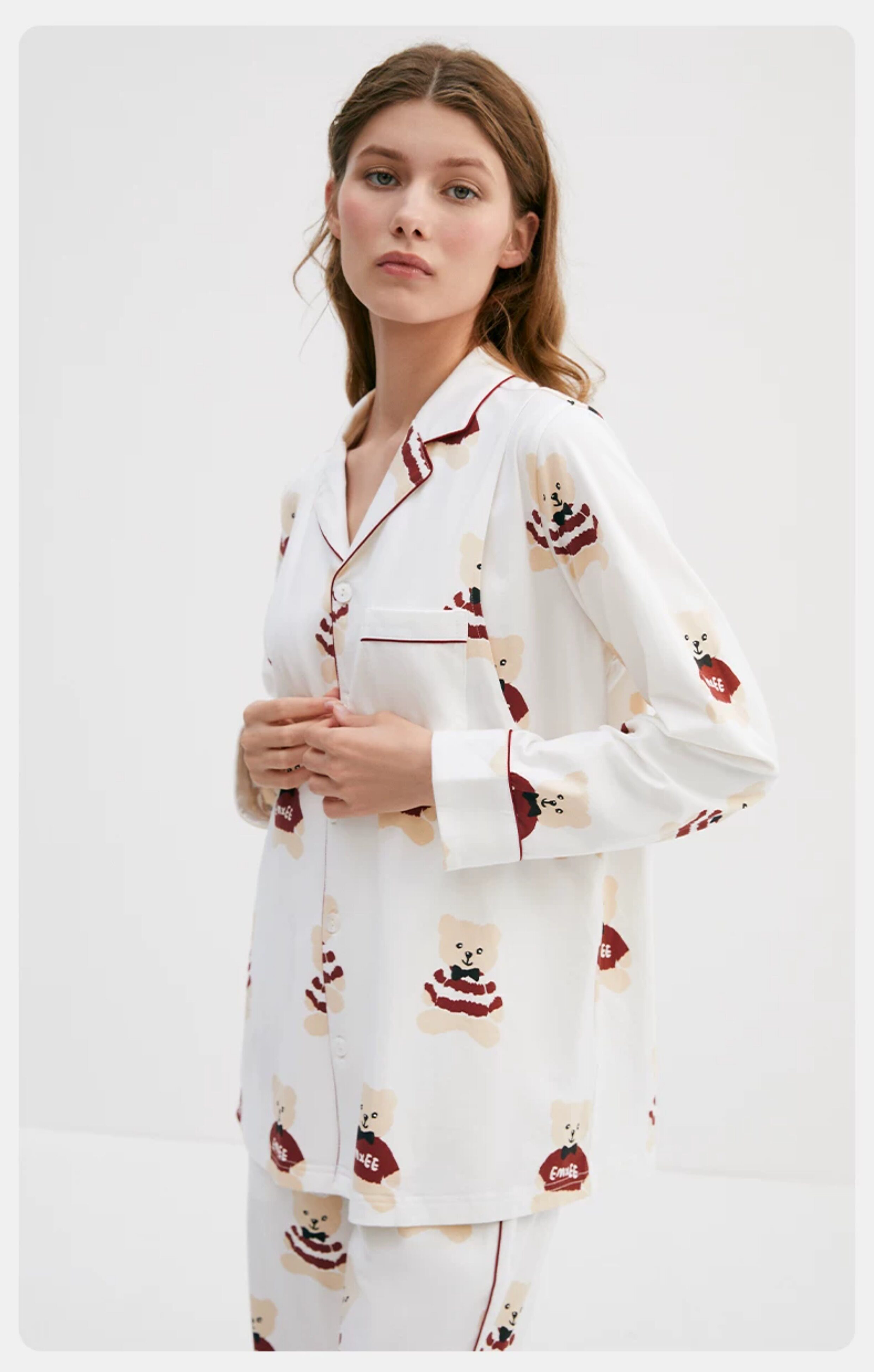 嫚熙四季款月子服孕妇睡衣怀孕早中晚期纯棉产后产妇家居服套装 — 29
