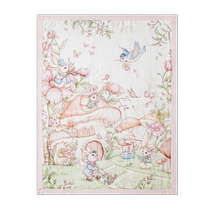 Manxi gauze cover blanket mulberry silk bamboo cotton cover blanket air-conditioning blanket baby newborn four seasons kindergarten quilt