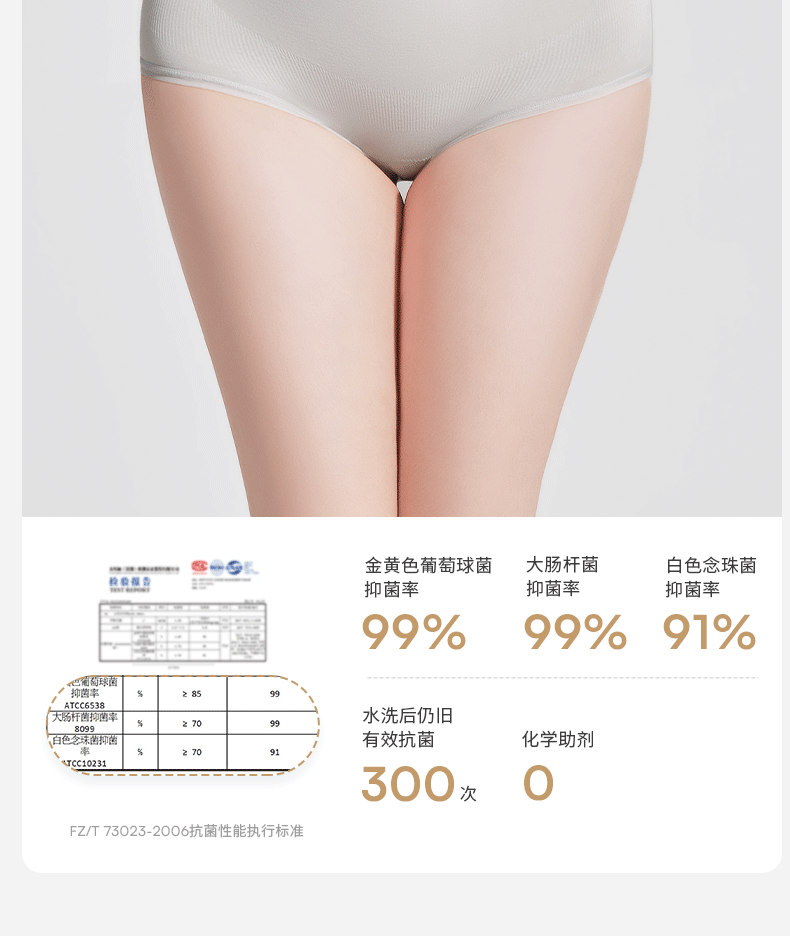 嫚熙超皮孕妇内裤孕早中晚期高腰托腹无缝一体织桑蚕丝底裆短裤女 — 23