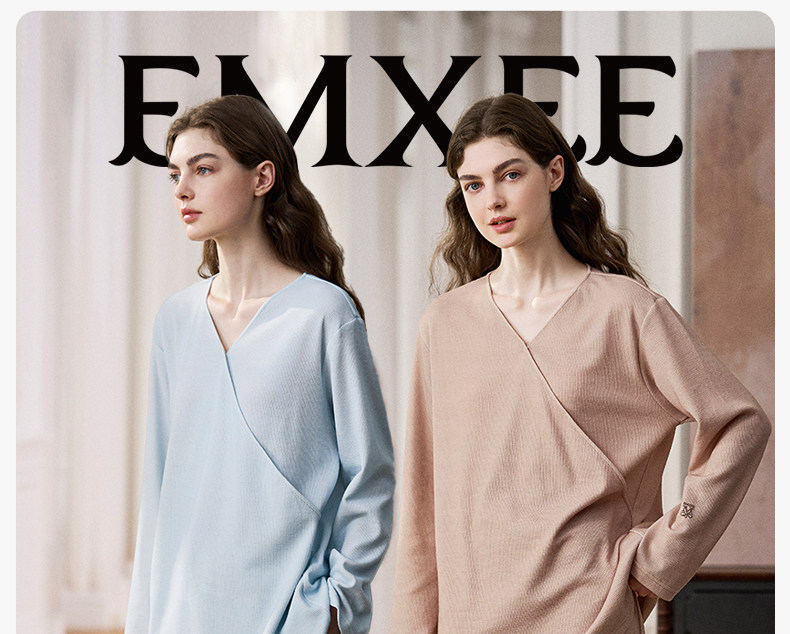 Manxi Autumn and Winter Camellia Waffle Nursing Clothes Yoga Sports Wearable Postpartum Outfit Maternity Homewear Set — 4