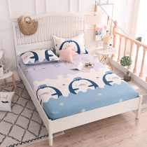Fitted sheet cotton piece cotton thickening thin mattress protector 1 8m sheets bedspread anti-slip dust Simmons covers