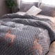 Net -patterned Deer/Plus Velvet Loble и теплое покрытие двойного использования