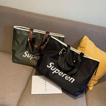 Short-distance portable travel bag female shoulder folding travel bag leisure luggage bag net red travel bag fashion travel bag