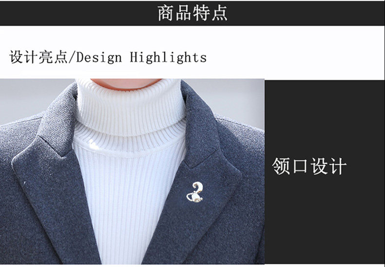 Blouson homme manches longues en Laine - Ref 3116641 Image 8