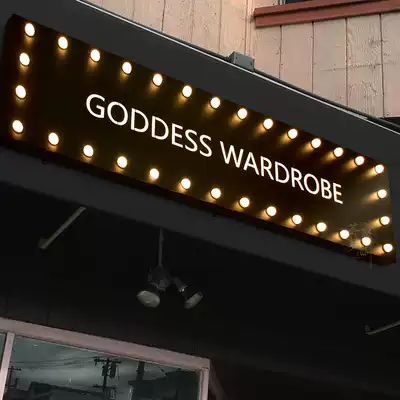 Creative Billboard LED hollow light box personality wrought iron signboard luminous character sign door design customized