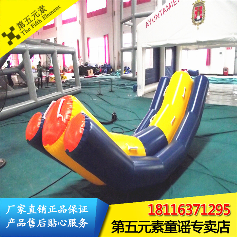 Inflatable water toy water jumping bed inflatable toy water fun equipment water floating toy water park