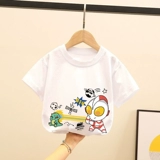 Ultra, летняя хлопковая футболка с коротким рукавом для мальчиков, детский Ультрамен Тига для отдыха, детская одежда, впитывает пот и запах, круглый воротник