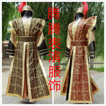 Ancient costume mens Hanfu male Han Dynasty ancient general commander marshal military general uniform Qin Three Kingdoms Jin Tang Dynasty performance costumes