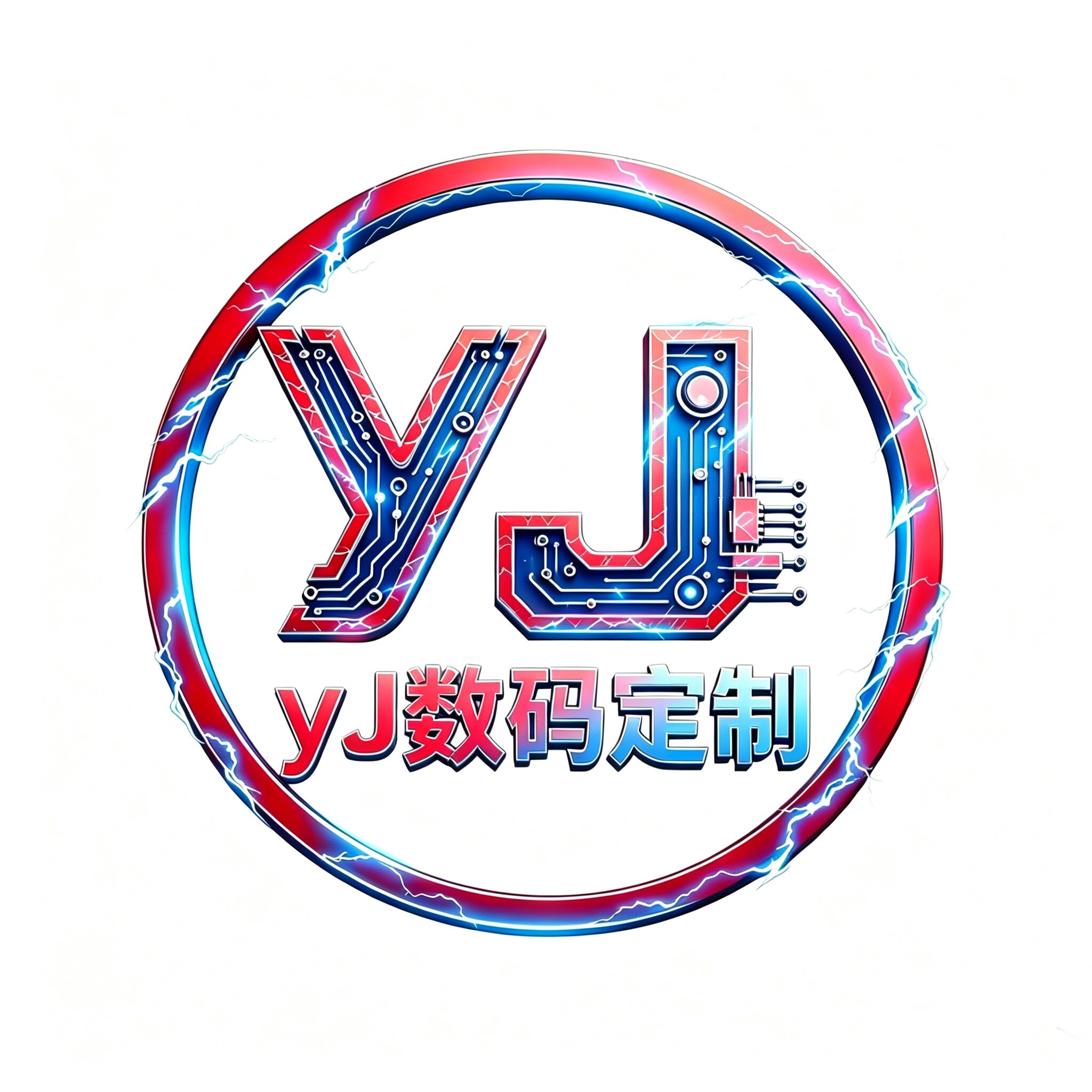 YJ数码定制的LOGO